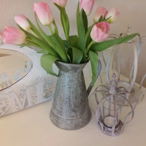 Rustic Style Vintage Zinc Jug