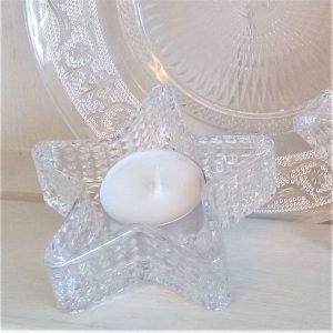 11133549CB Star Tealight Holder 9cm