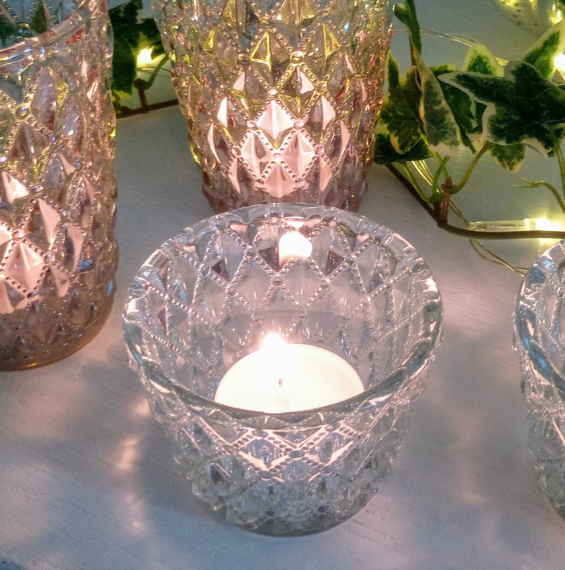 Clear Glass Tealight Holder - Gifts, decorations and accessories for ...
