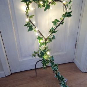 Metal Heart Garden Stake