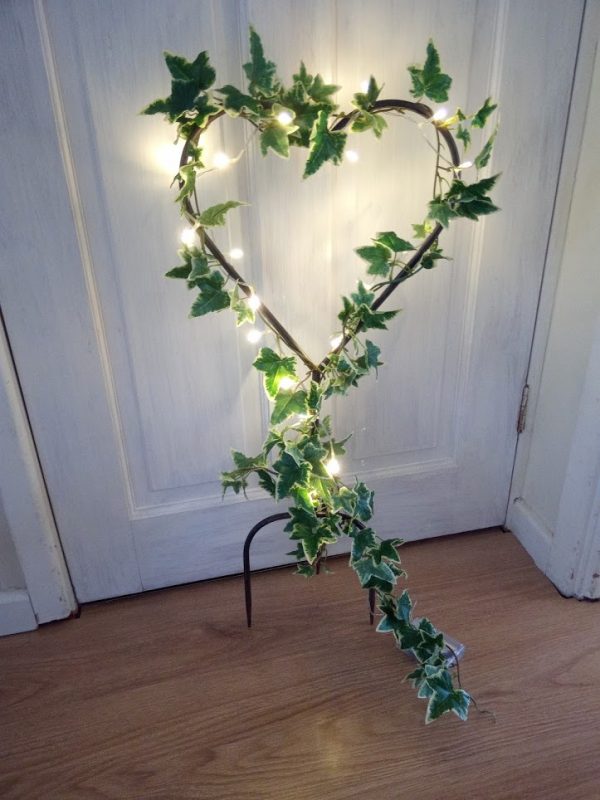 Metal Heart Garden Stake