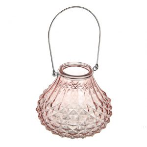 11166288CB Sorbet lantern pink 13.5cm