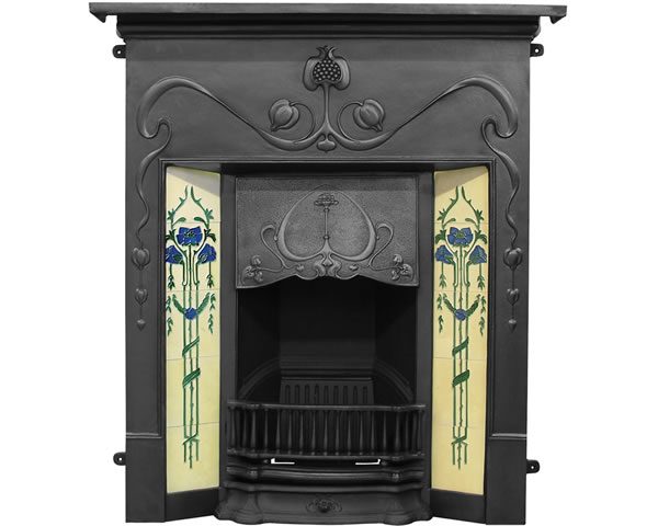 RX134 Valentine Fireplace Black