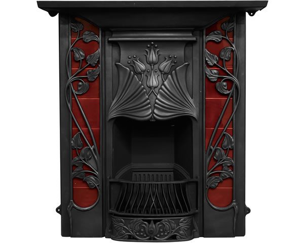 RX254 Toulouse Fireplace Black