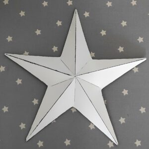 White Metal Barn Star 32cm Indoor/Outdoor