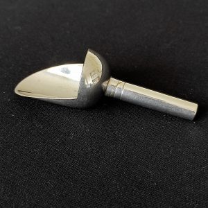 Vintage Sugar Scoop White Metal