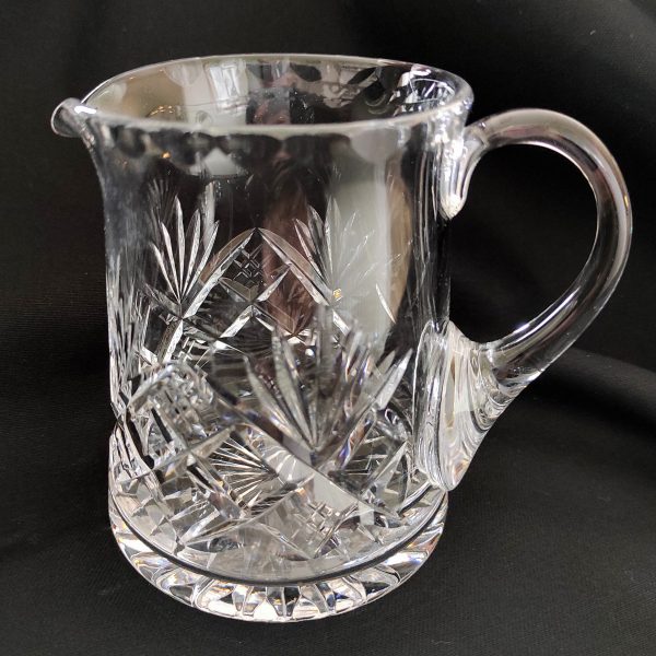 Crystal Cut Glass Juice Jug Possibly Webb C1960