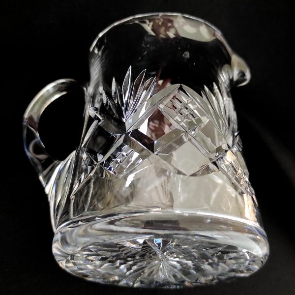 Crystal Cut Glass Juice Jug Possibly Webb C1960 - Image 4