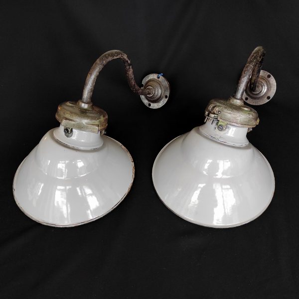 Vintage Industrial Lamps Grey