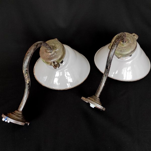 Vintage Industrial Lamps Grey - Image 4