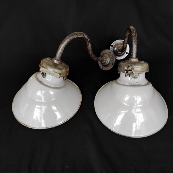 Vintage Industrial Lamps Grey - Image 2