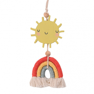Petit Cheri Sunshine & Rainbow Hanging Decoration